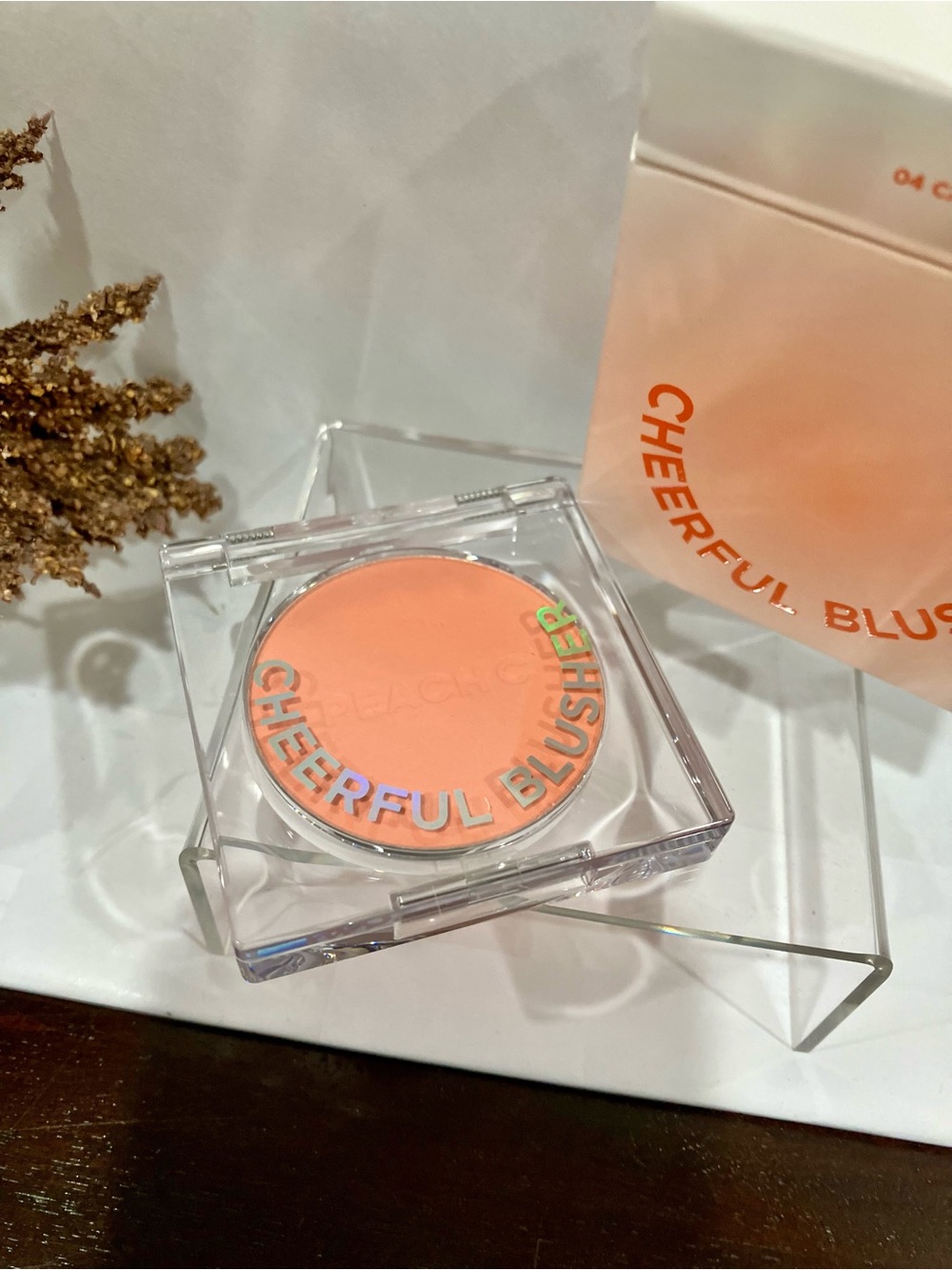 Cheerful Blusher in Carrotful- peach/Coral Cheek Blush